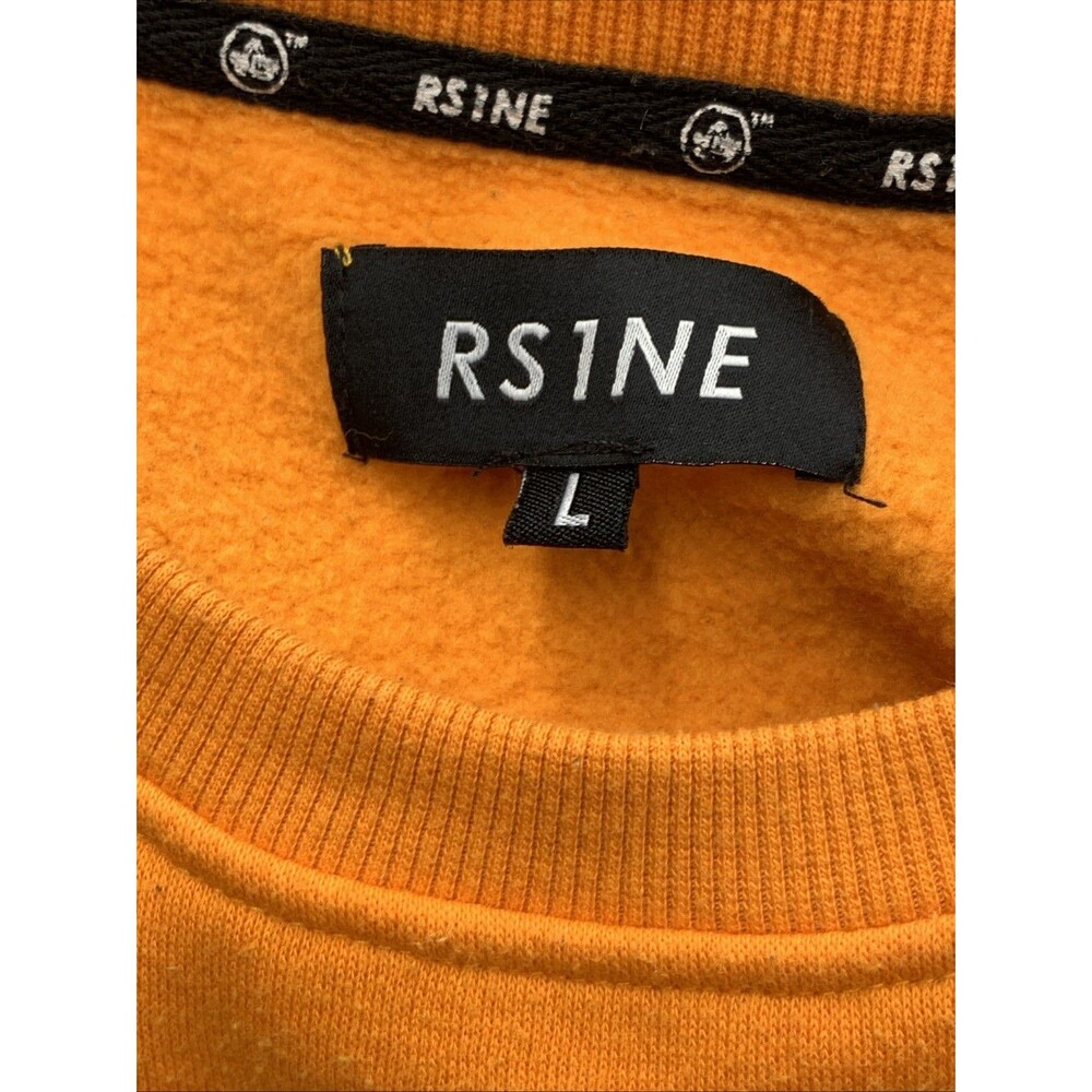 RSINE Mens Lost Soul Embroidered Sweatsuit Outfit Jogging Set Orange Large - Picture 6 of 16